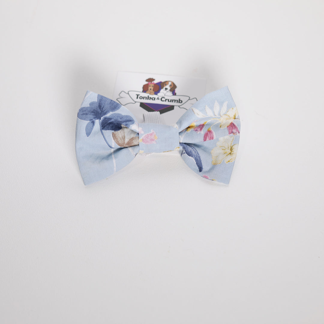 Pet Bow tie | Regency Blue Blooms