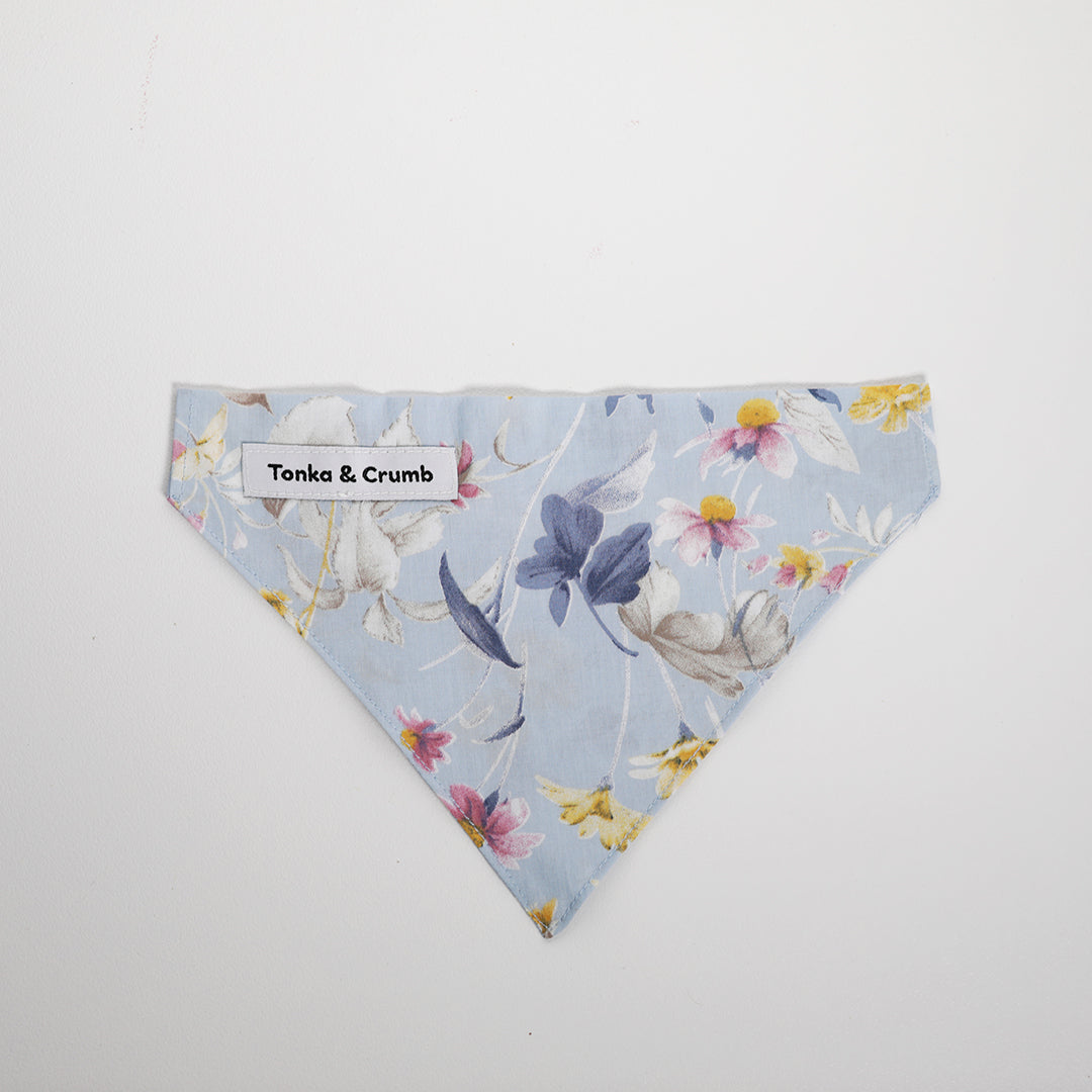 Regency blue dog bandana