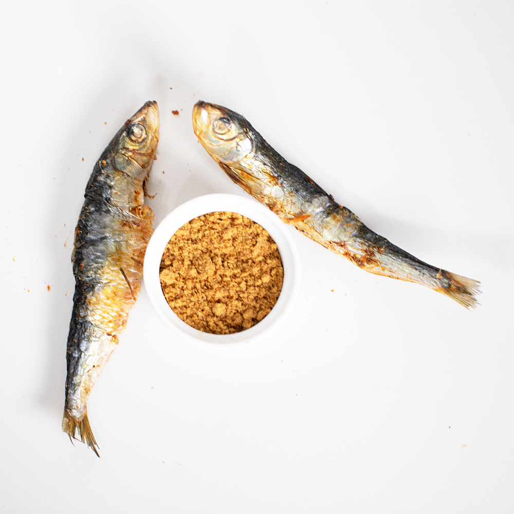 Sardine powder for dog treats