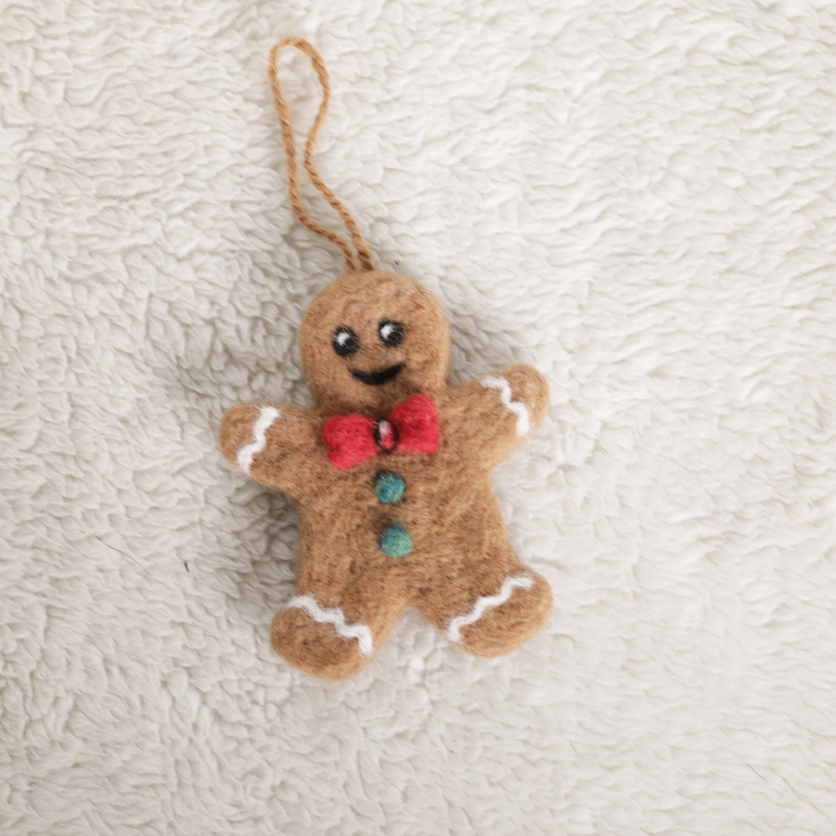 Gingerbread ornament made of felt