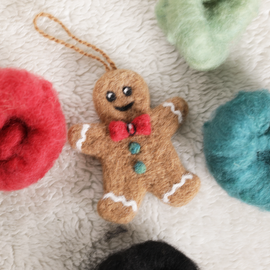 Gingerbread man ornament for christmas
