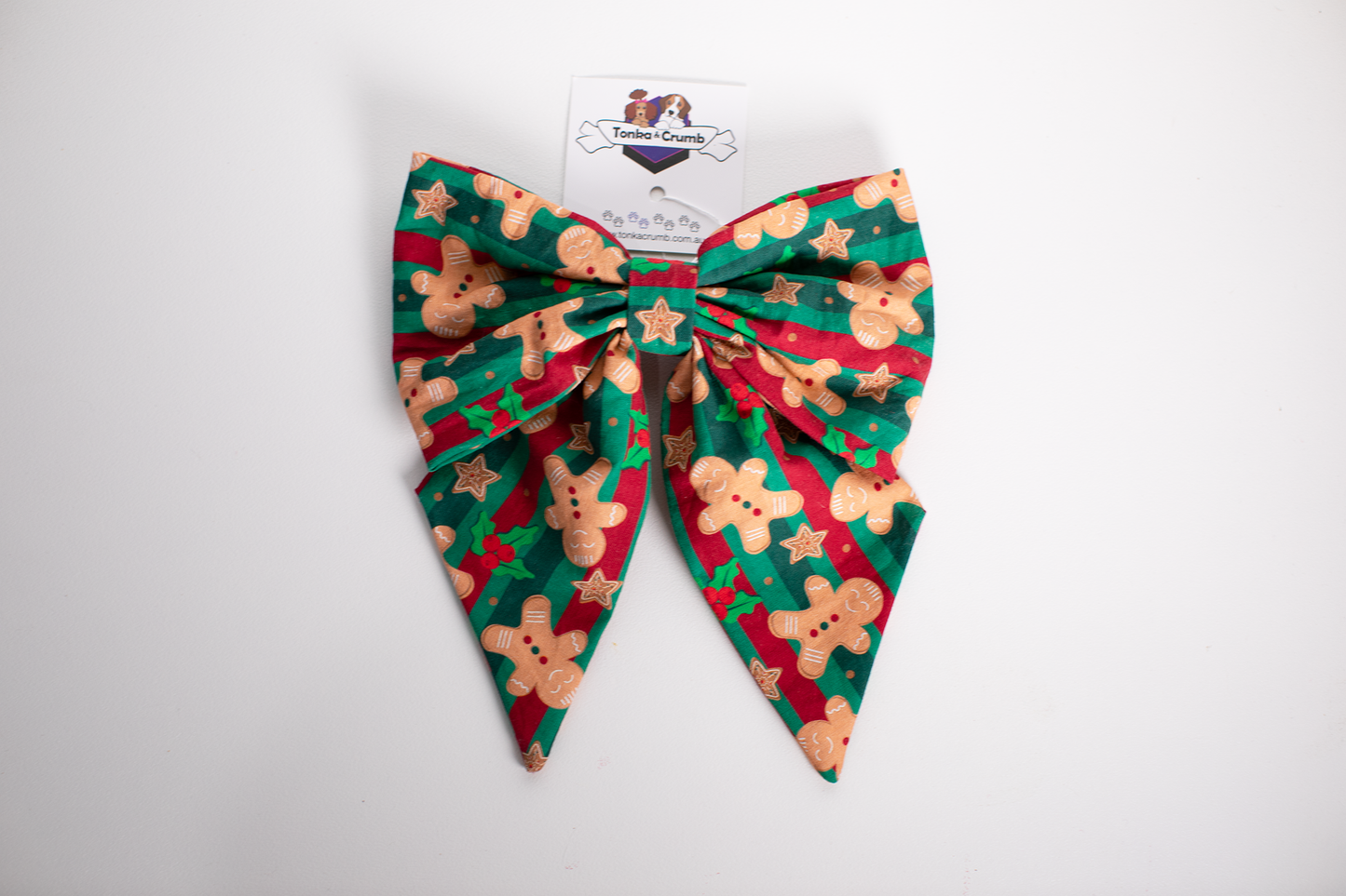 Women's Hair Bow | Gingerbread Men