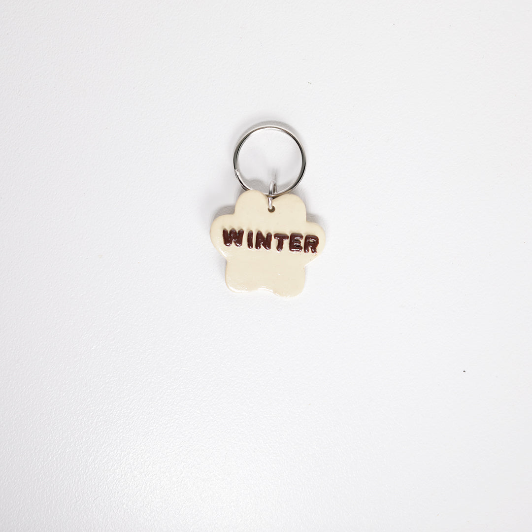 Paw print pet tag