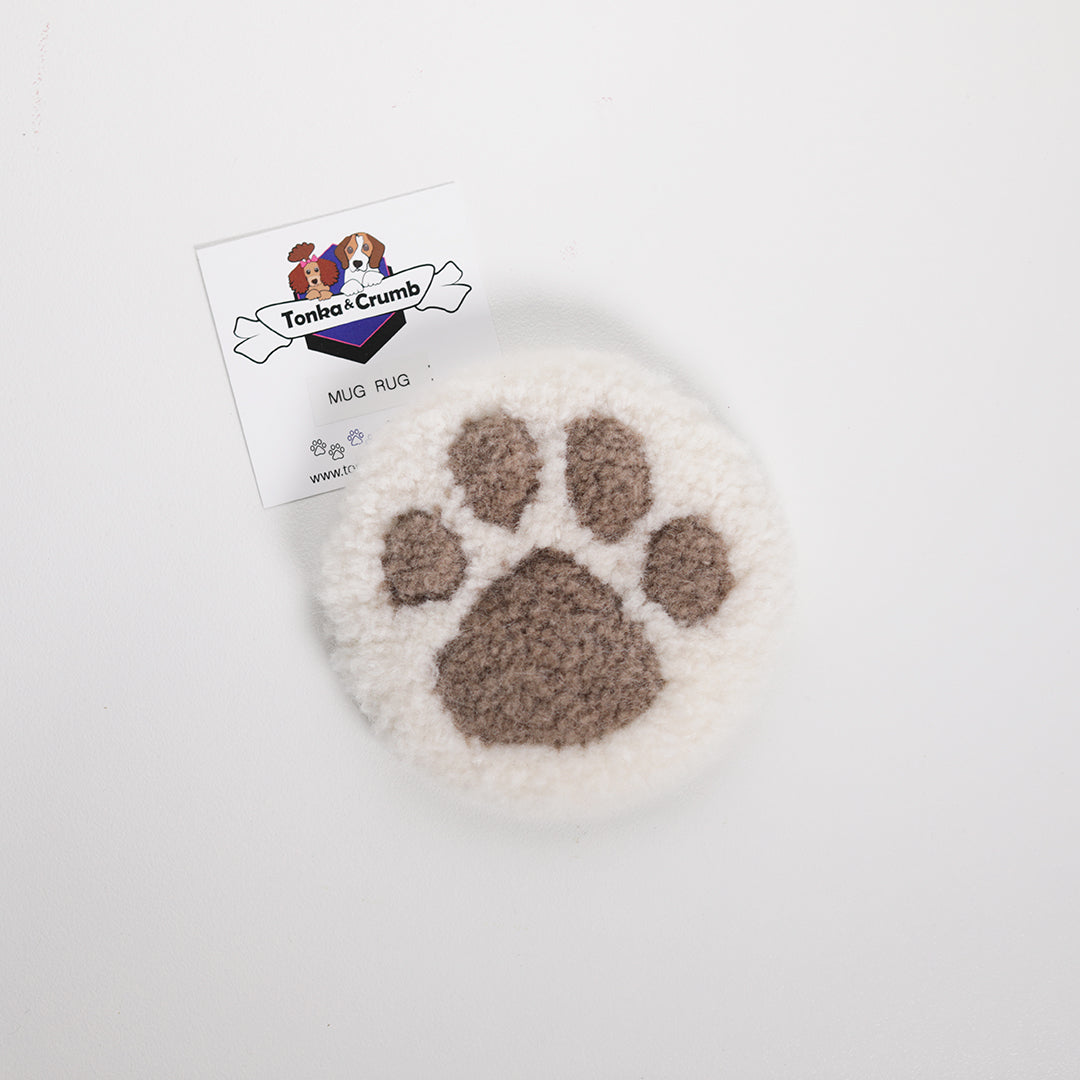 Coaster | Mug Rug Paw Print