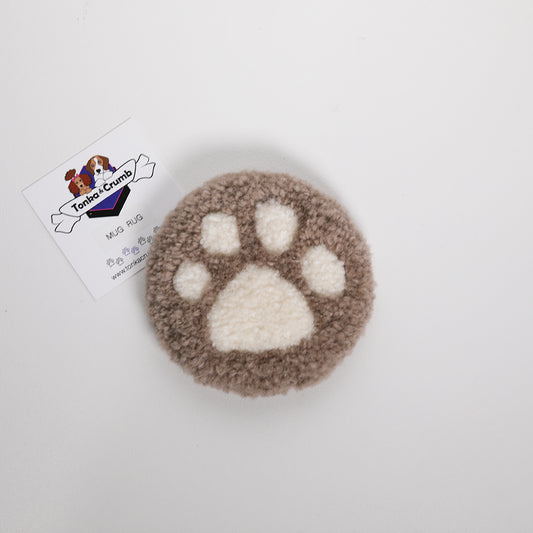 Coaster | Mug Rug Paw Print